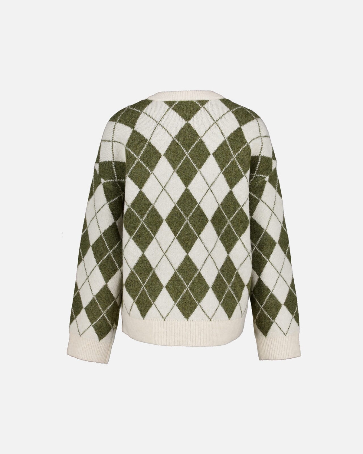 VERO MODA Strikkegenser Halo LS O-neck Pullover - Birch/ Sphagnum