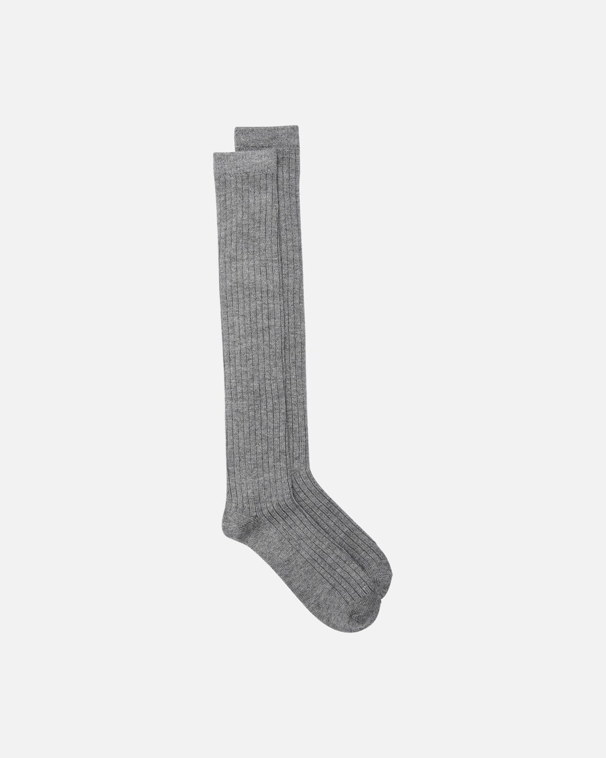 VERO MODA Sokker Simone Knee High Socks - Dark Grey Melange