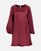 VERO MODA Satengkjole Miro LS Short - Windsor Wine