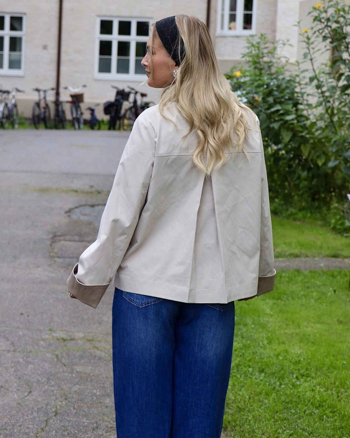 VERO MODA Jakke Chelseapoppy Short Jacket - Oatmeal