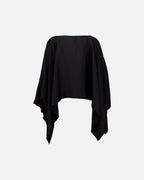 VERO MODA Bluse Miro L/S Cape Scarf - Black