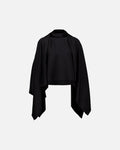 VERO MODA Bluse Miro L/S Cape Scarf - Black