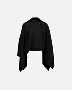 VERO MODA Bluse Miro L/S Cape Scarf - Black