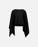 VERO MODA Bluse Miro L/S Cape Scarf - Black