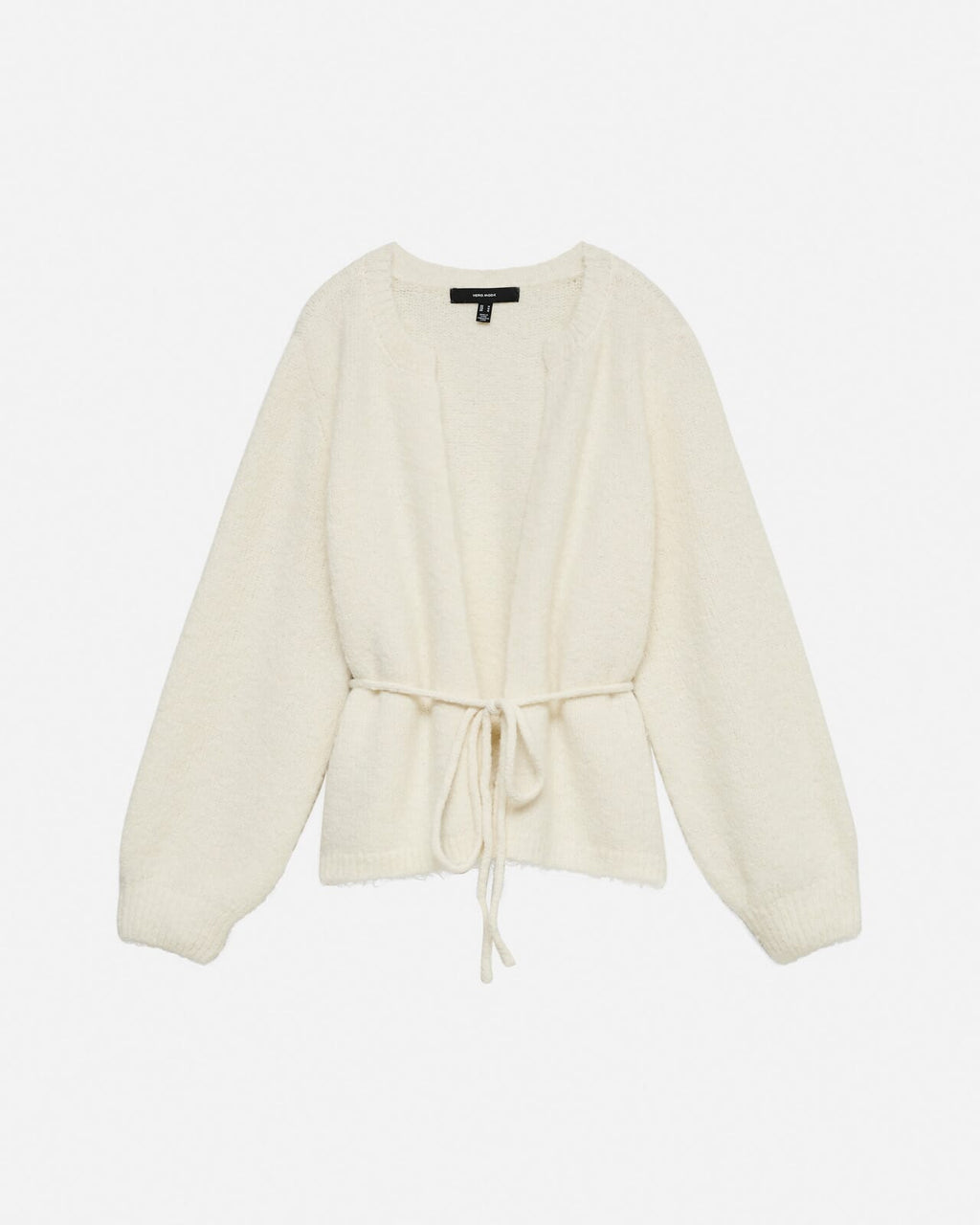 VERO MODA Strikket Cardigan Berry Tie - Birch