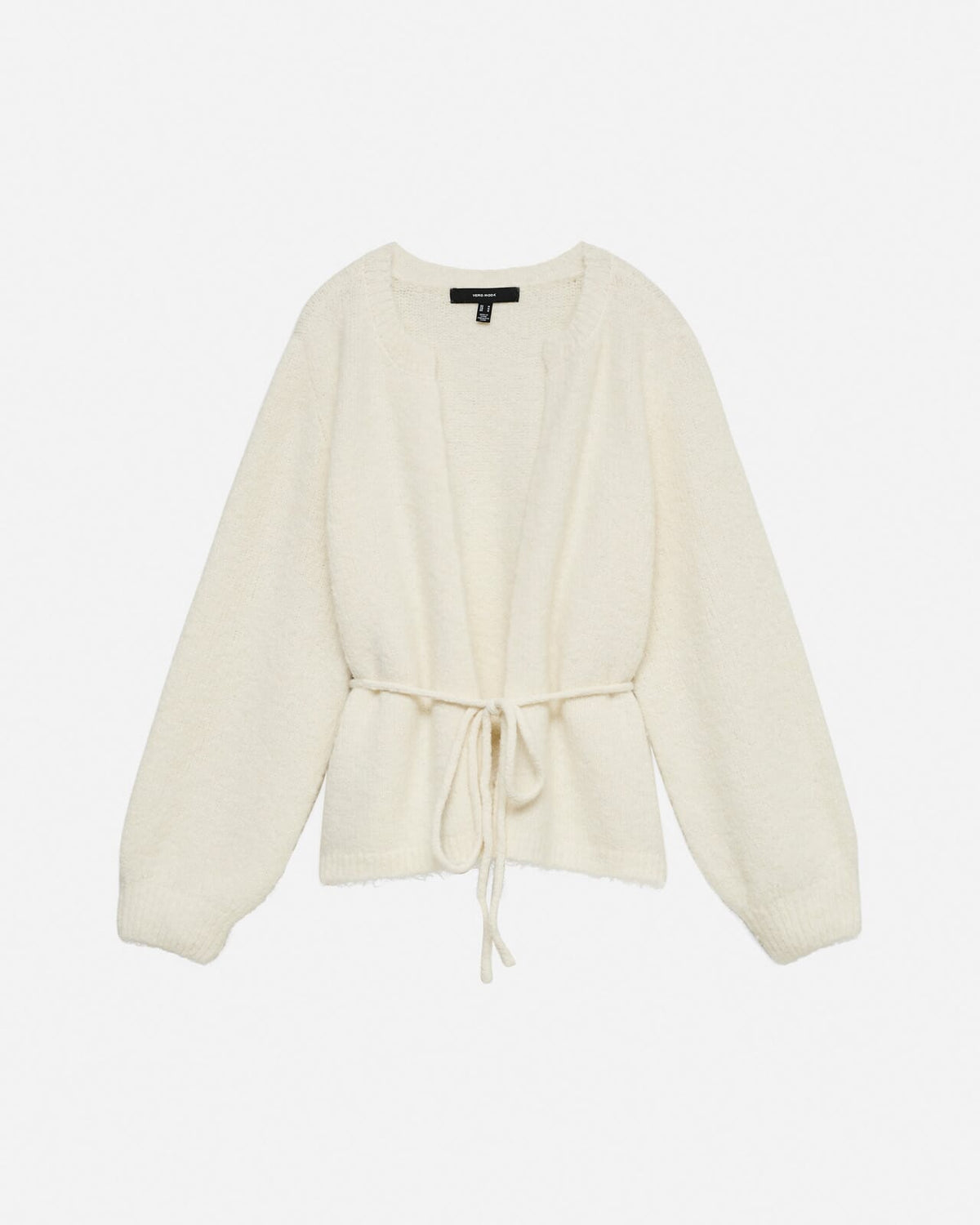 VERO MODA Strikket Cardigan Berry Tie - Birch