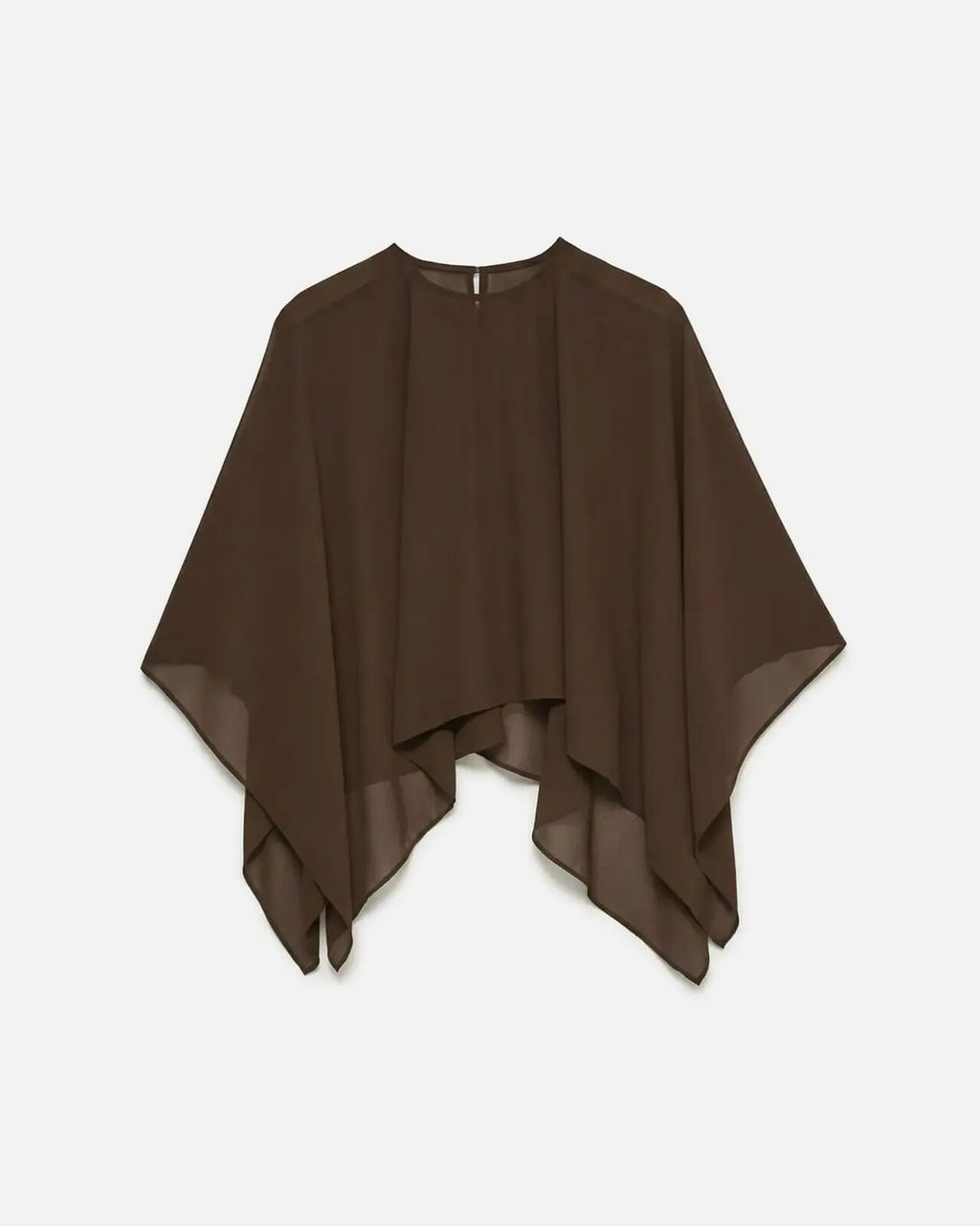 VERO MODA Cape Adalyn Top - Chicory Coffee