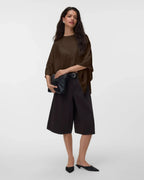 VERO MODA Cape Adalyn Top - Chicory Coffee
