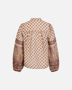 VILA Skjorte Lyrida L/S - Birch MULTI COLOR