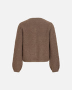 VILA Strikket Cardigan Pigga O-neck L/S - Falcon