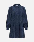 VILA Skjortekjole Cordu L/S Shirt - Navy Blazer