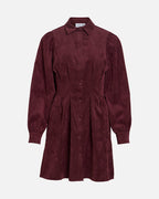 VILA Skjortekjole Cordu L/S Shirt - Port Royale