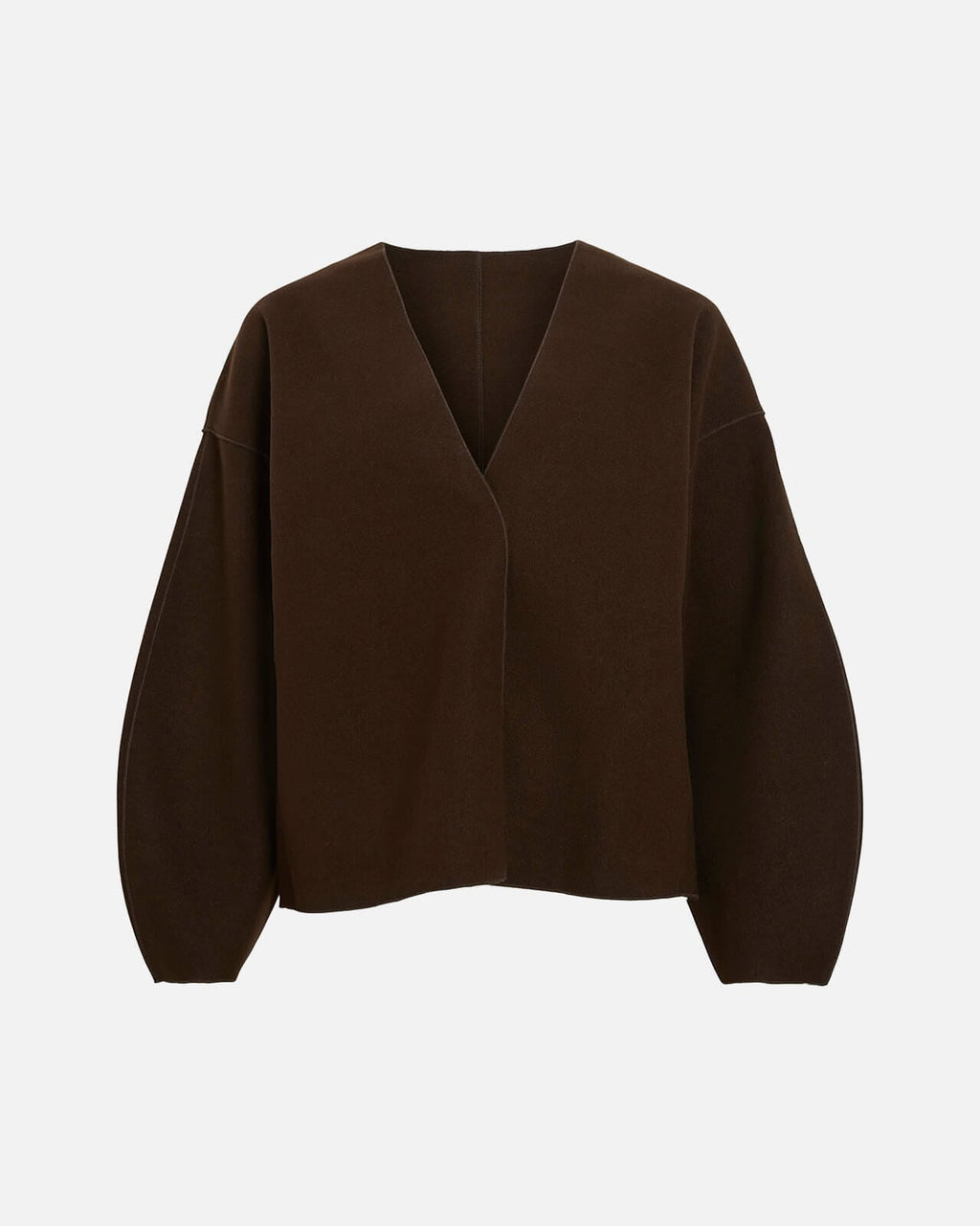 VILA Jakke Juice Loose L/S Jacket - Coffee Bean