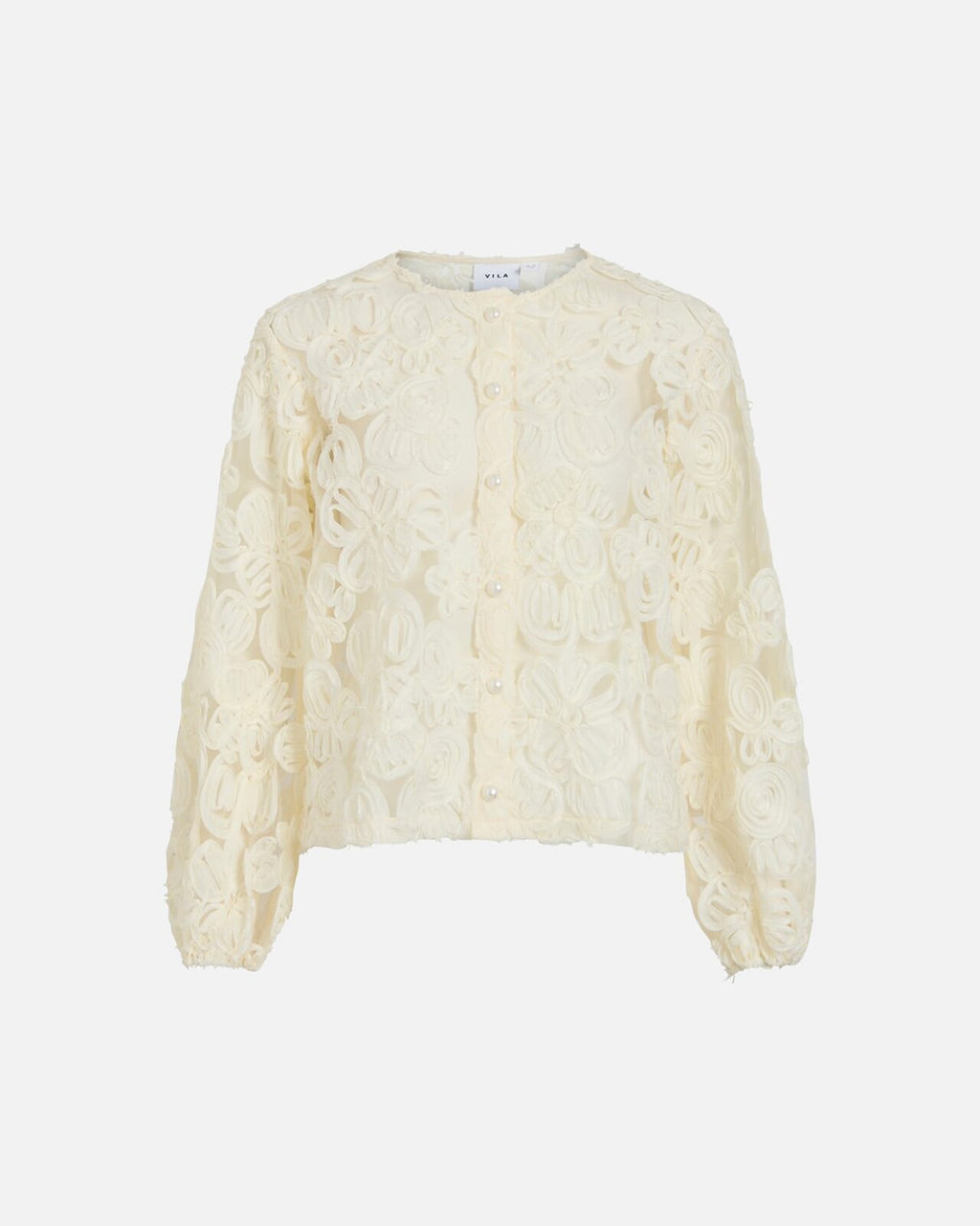 VILA Cardigan Lexie O-neck L/S - Birch