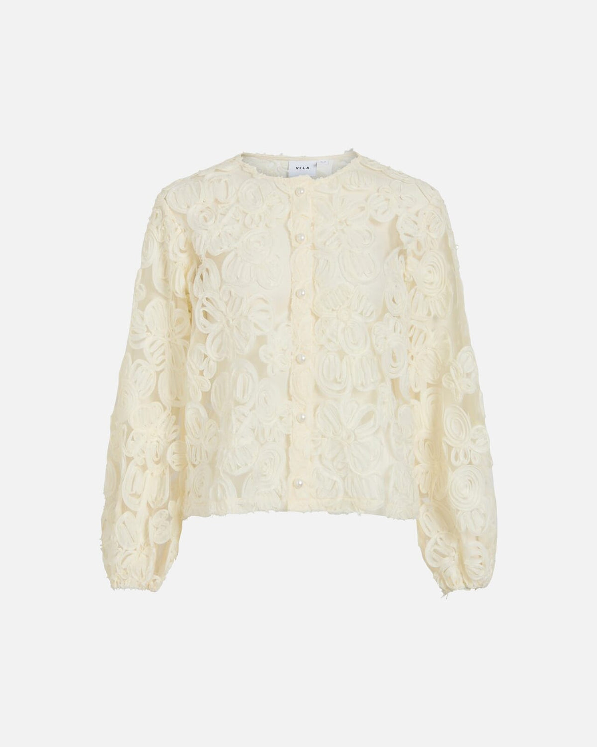 VILA Cardigan Lexie O-neck L/S - Birch