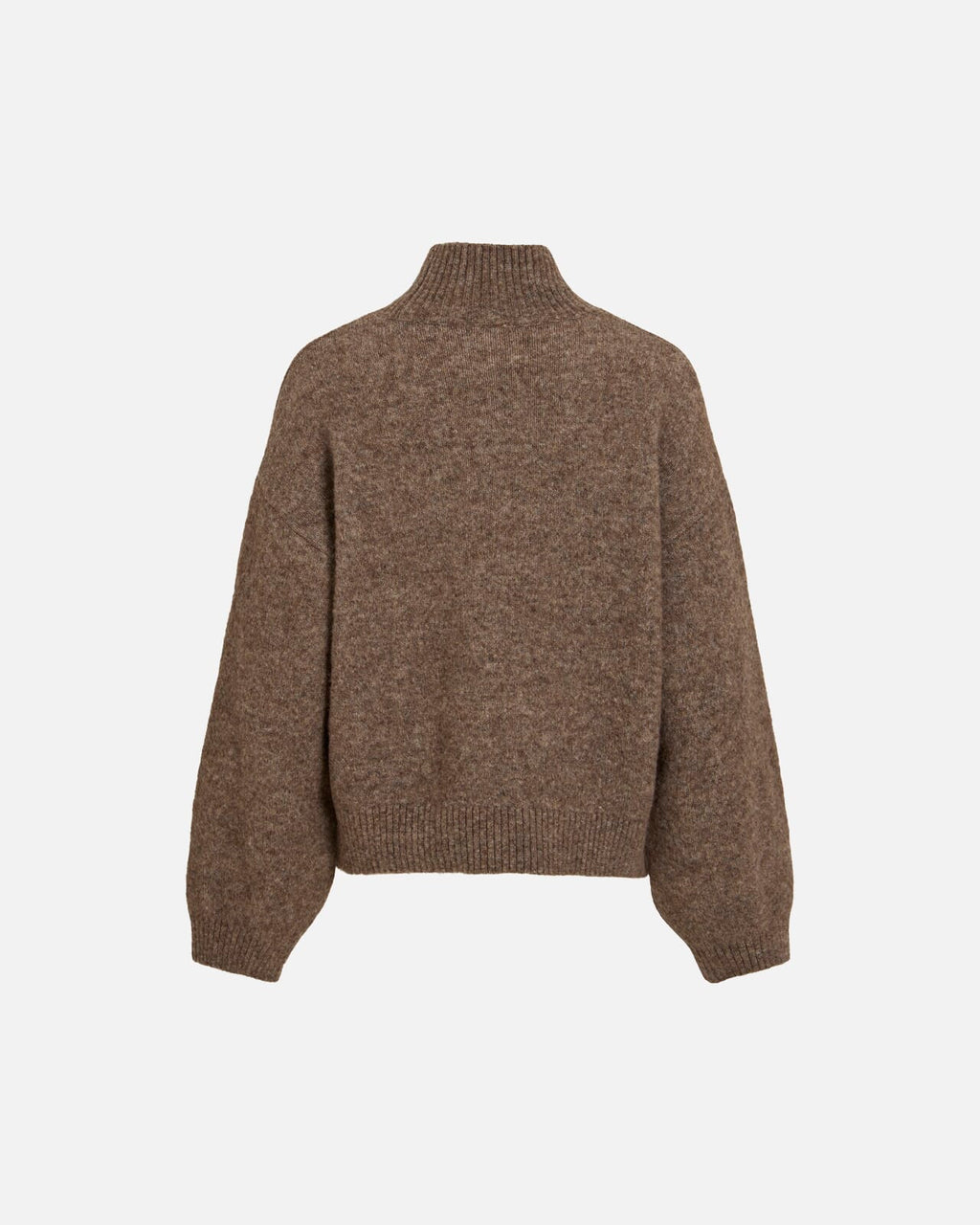 VILA Strikkegenser Essy L/S High-neck - Falcon