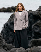 VILA Blazer Solene L/S Waist Jacket - Coffee Bean W. BIRCH