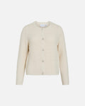 VILA Strikket Cardigan Selina O-neck L/S Knit - Birch