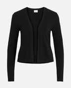 VILA Cardigan Ril Short L/S Knit Cardigan - Black