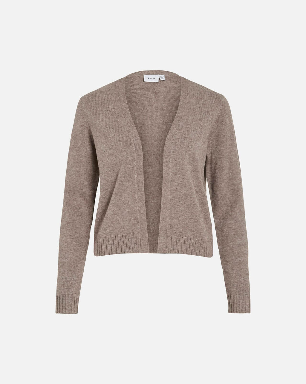 Vila Cardigan Ril Short L/S Cardigan - Falcon/ Melange