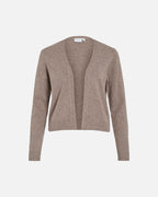 Vila Cardigan Ril Short L/S Cardigan - Falcon/ Melange