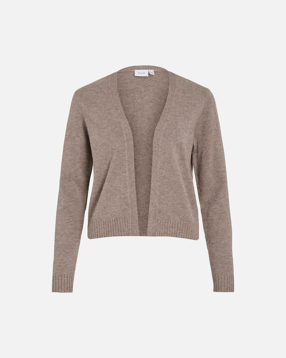 Vila Cardigan Ril Short L/S Cardigan - Falcon/ Melange