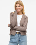 Vila Cardigan Ril Short L/S Cardigan - Falcon/ Melange