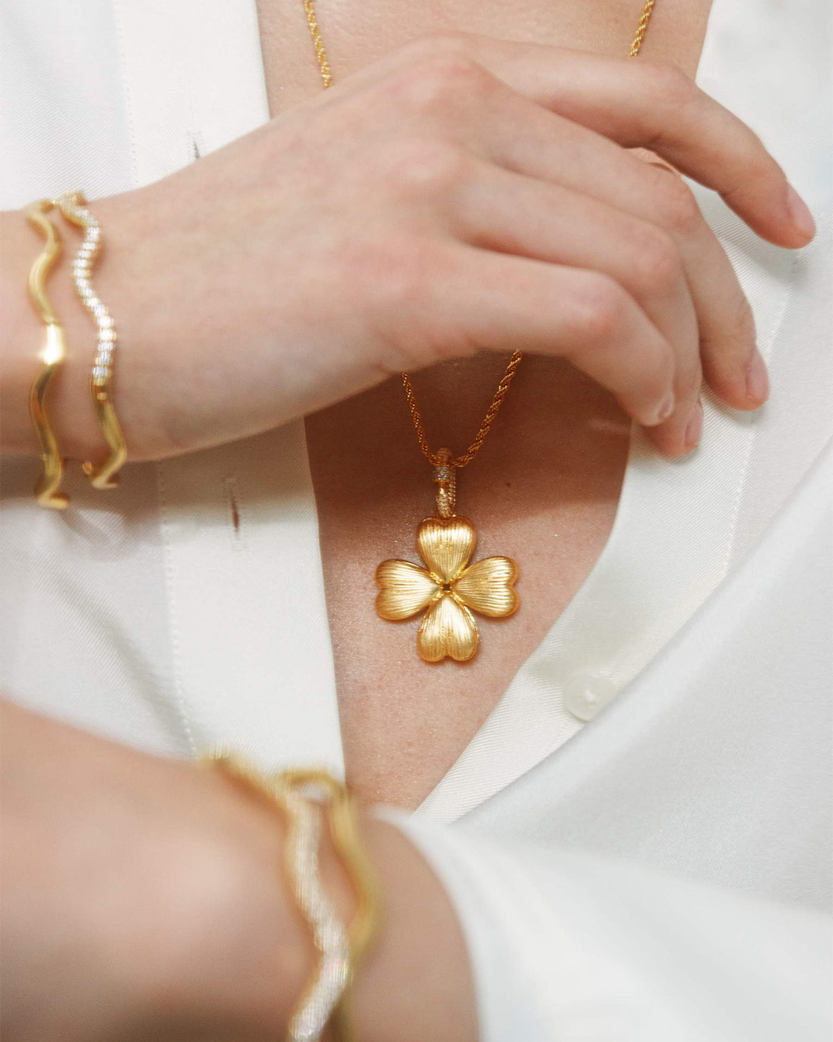 EMILIA By Bon Dep Armbånd Amelia - Gold
