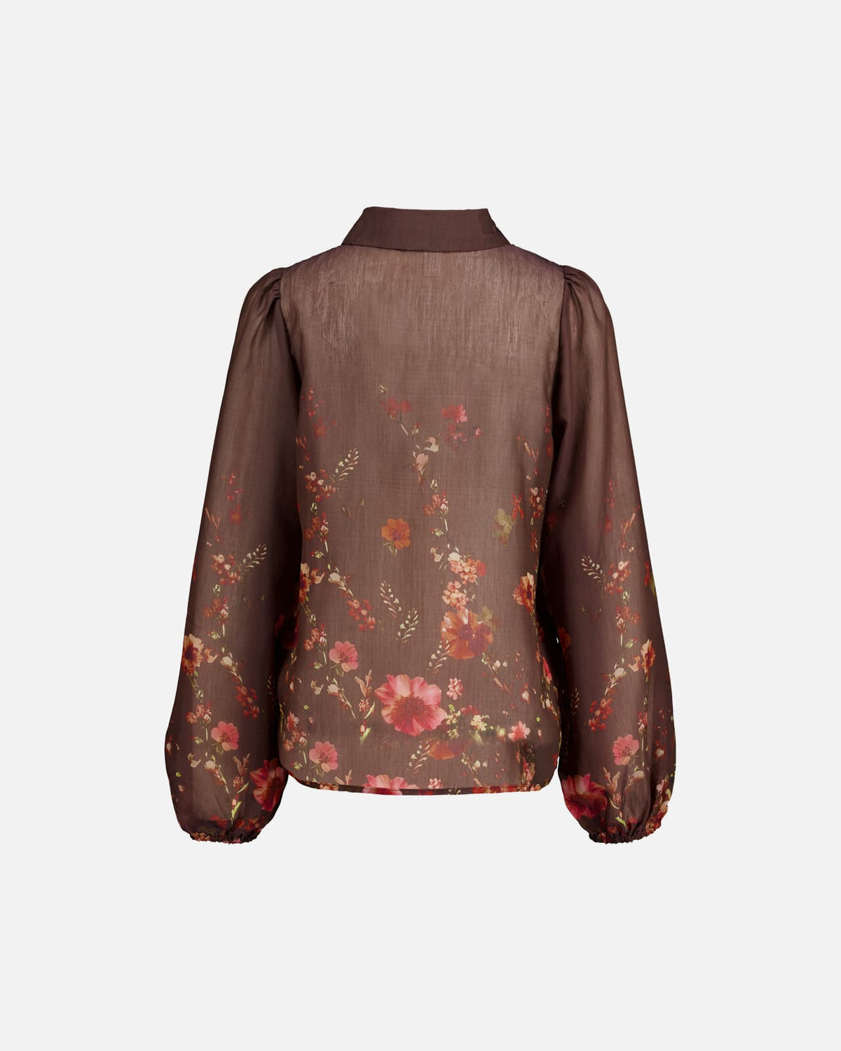 Y.A.S Skjorte Romantica - Chicory Coffee/ Romantica Print