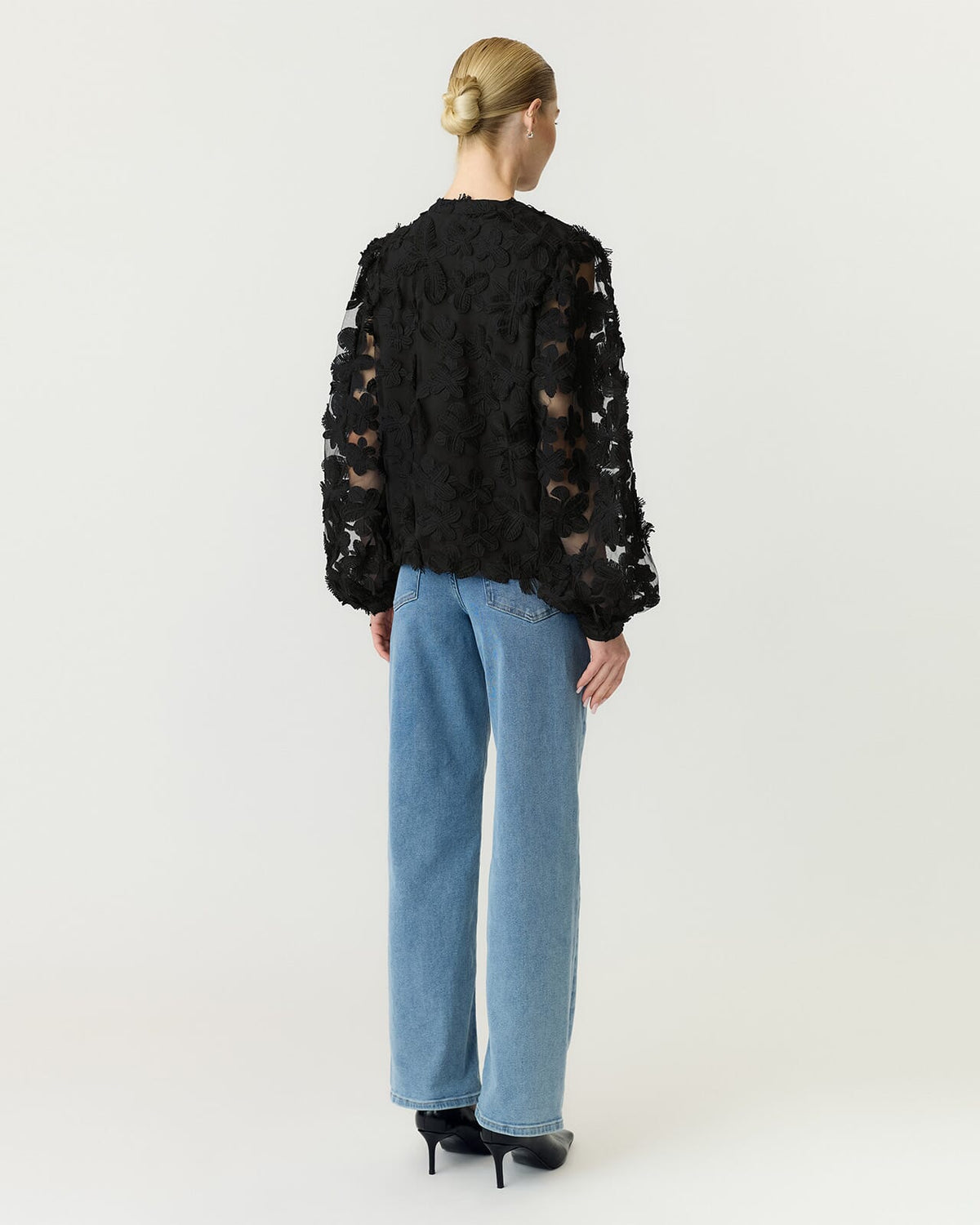 Y.A.S Bluse Karly LS Shirt - Black