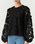 Y.A.S Bluse Karly LS Shirt - Black