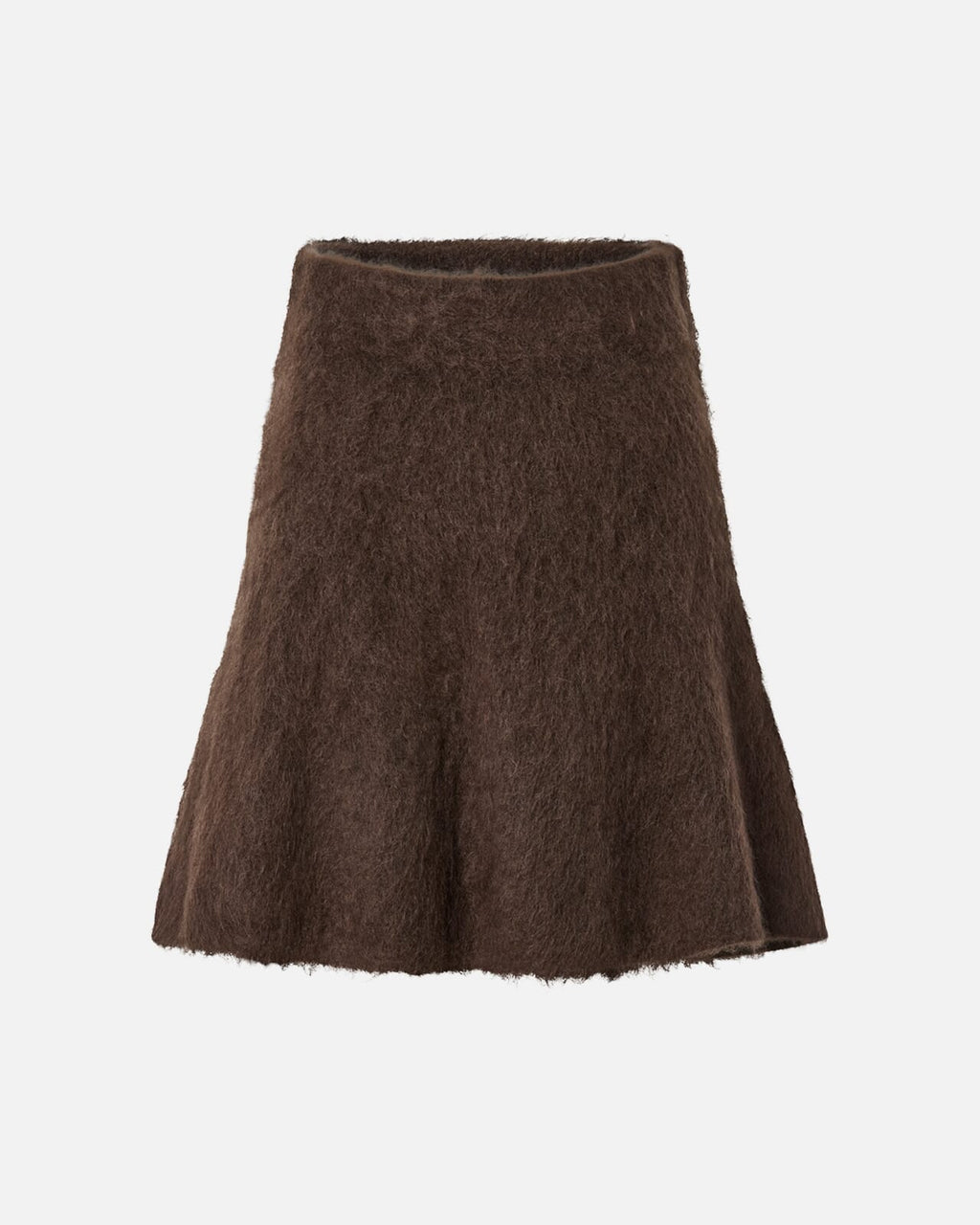 Y.A.S Skjørt Tilde Ullmiks HW Mohair Blend - Molé Melange