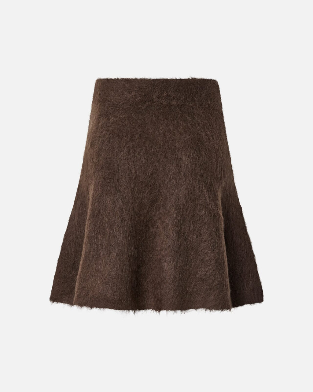 Y.A.S Skjørt Tilde Ullmiks HW Mohair Blend - Molé Melange