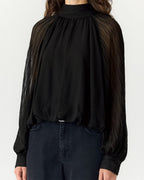 Y.A.S Bluse Solera LS Top - Black