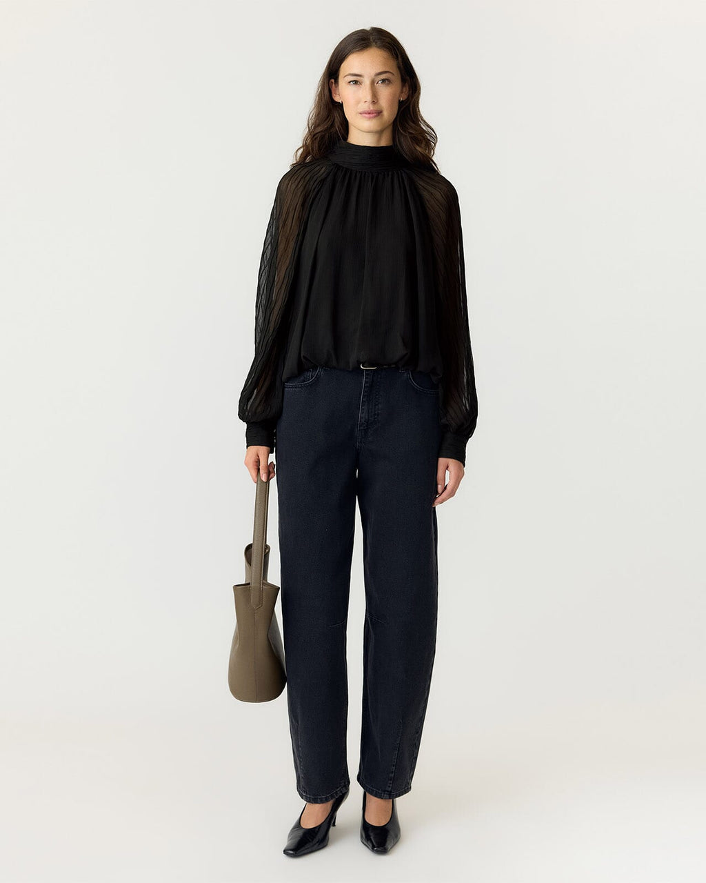 Y.A.S Bluse Solera LS Top - Black