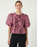 Y.A.S Topp Marie Bow - Renaissance Rose Marie Print