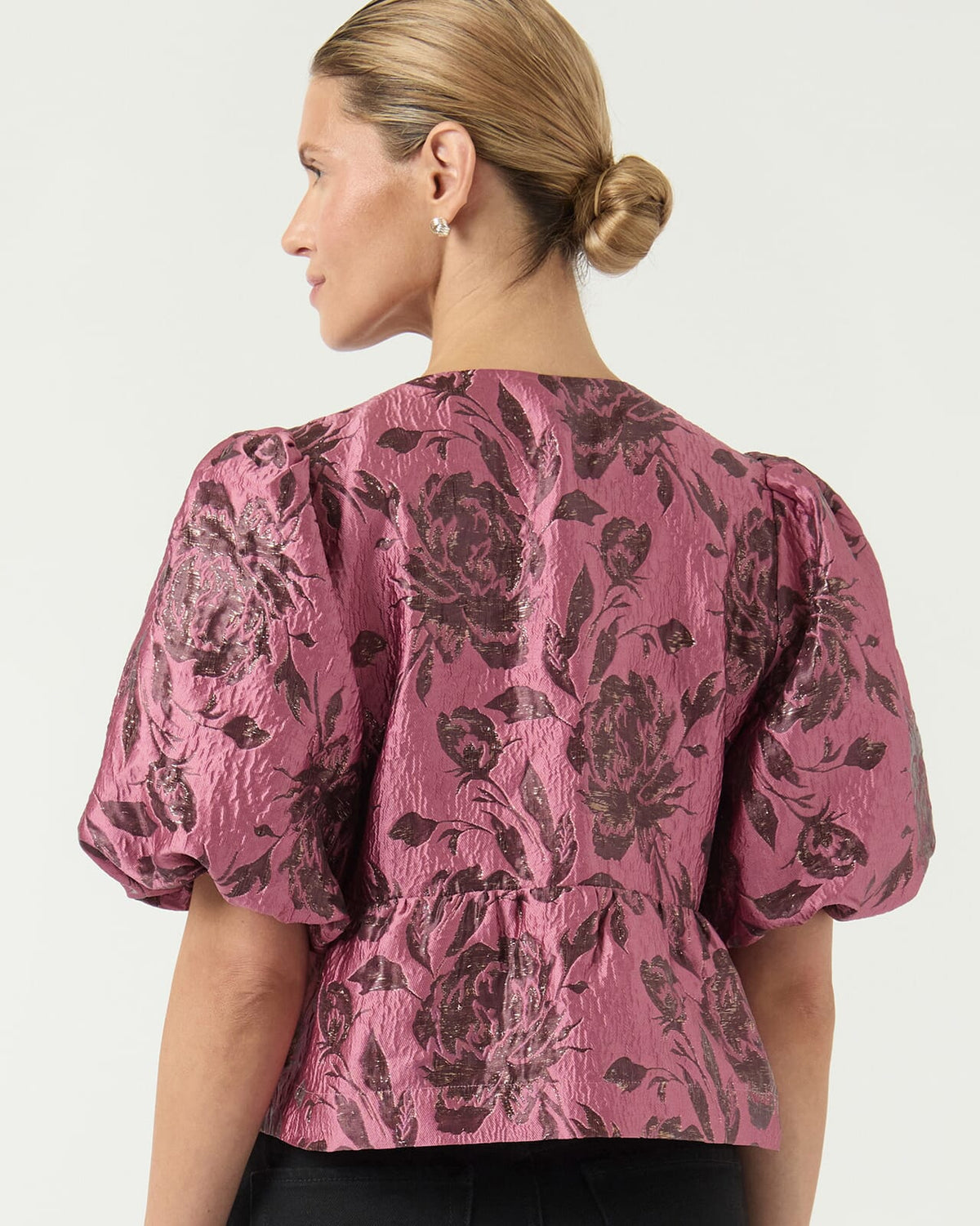 Y.A.S Topp Marie Bow - Renaissance Rose Marie Print