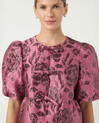 Y.A.S Topp Marie Bow - Renaissance Rose Marie Print