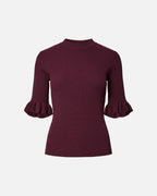 Y.A.S Topp Mikla SS Knit - Fig