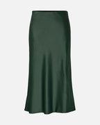 Y.A.S Satengskjørt Pella High Waist Midi - Sycamore