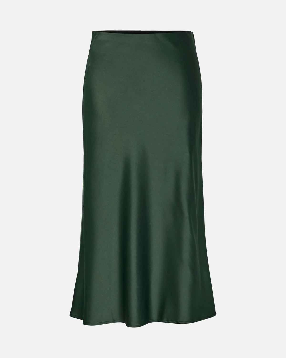Y.A.S Satengskjørt Pella High Waist Midi - Sycamore