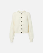 Y.A.S Cardigan Johi LS Wool Knit - Pristine