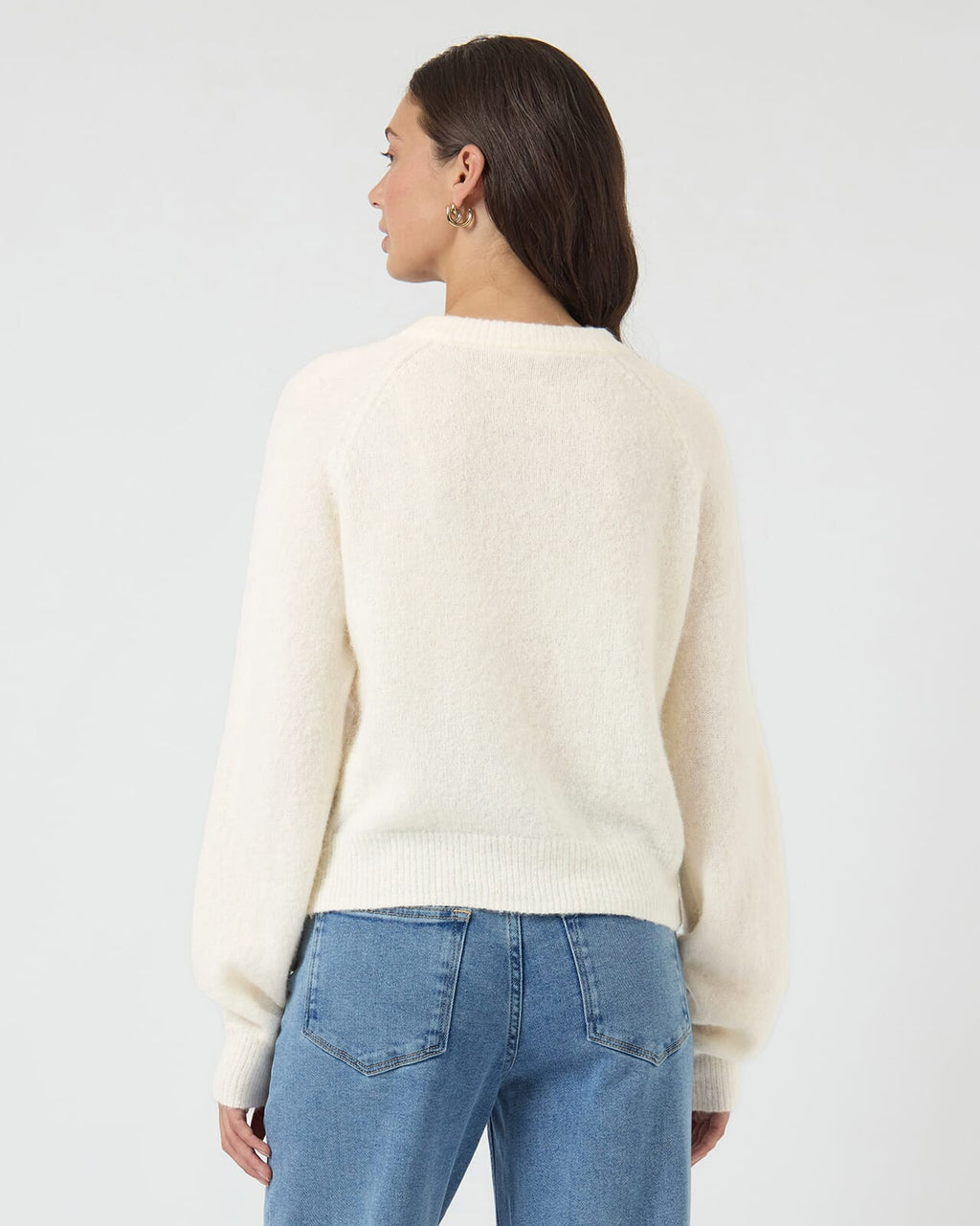 Y.A.S Cardigan Johi LS Wool Knit - Pristine