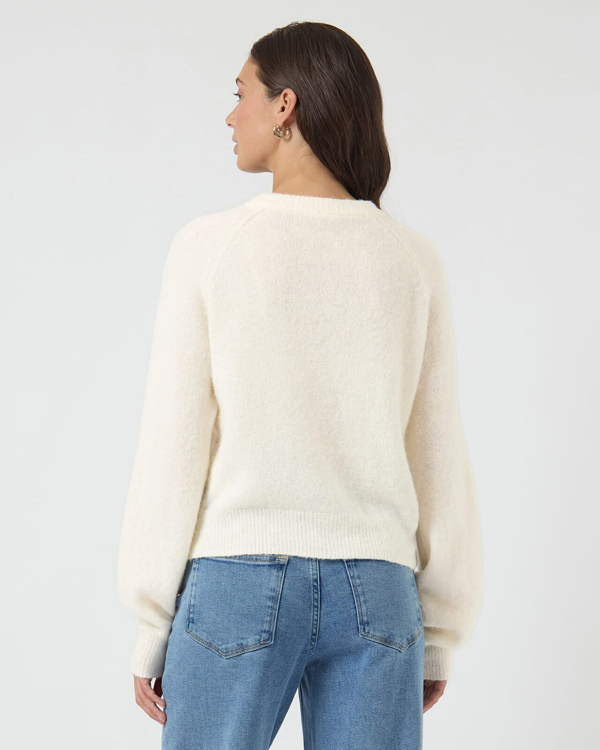 Y.A.S Cardigan Johi LS Wool Knit - Pristine
