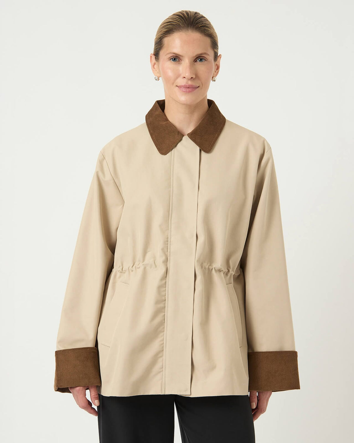 Y.A.S Jakke Anca LS Parka - Oxford Tan