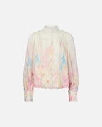 Y.A.S Skjorte Florence LS Shirt Show - Pristine/ Florence AOP