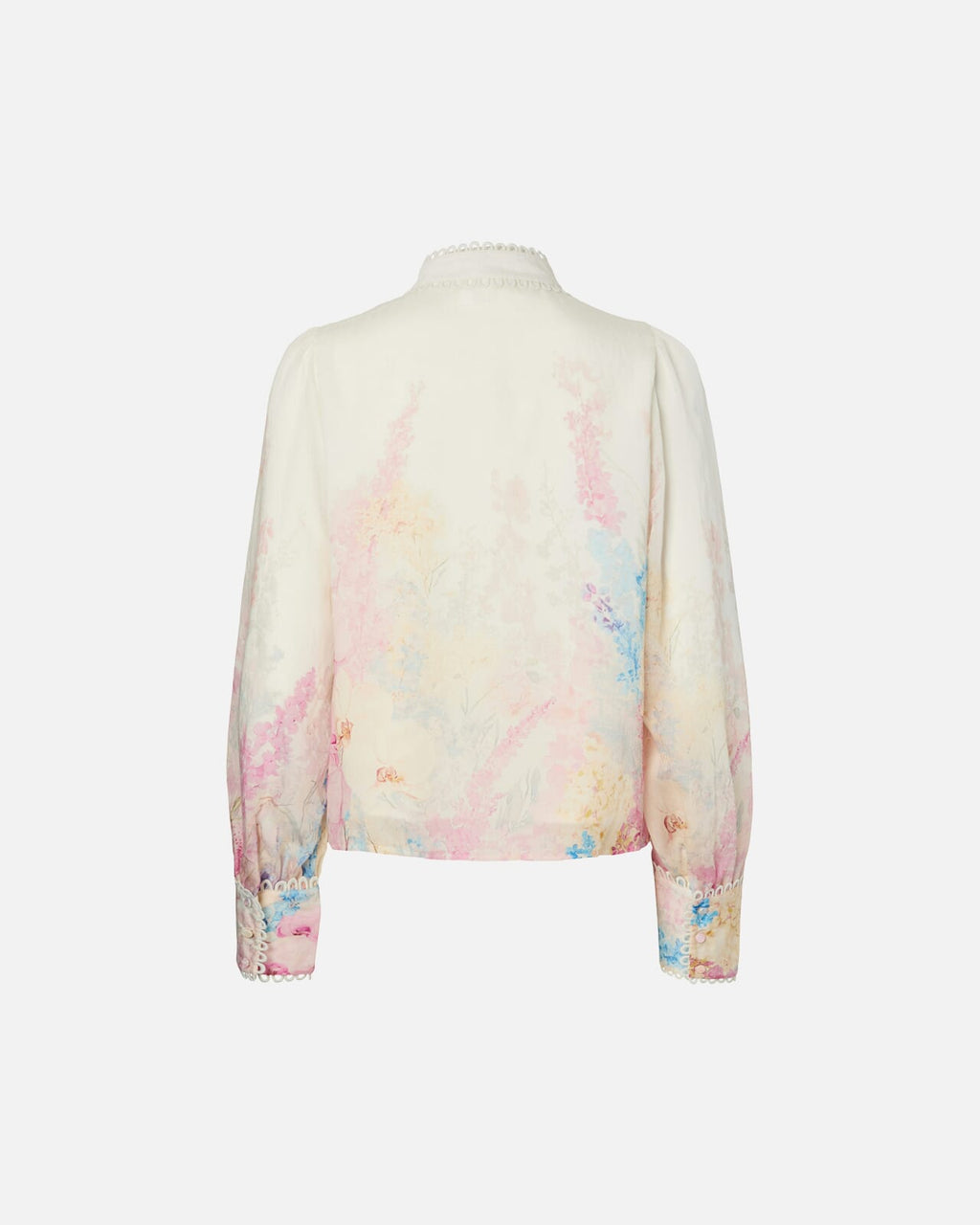 Y.A.S Skjorte Florence LS Shirt Show - Pristine/ Florence AOP