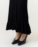 Y.A.S Midikjole Mikla LS Long Knit - Black