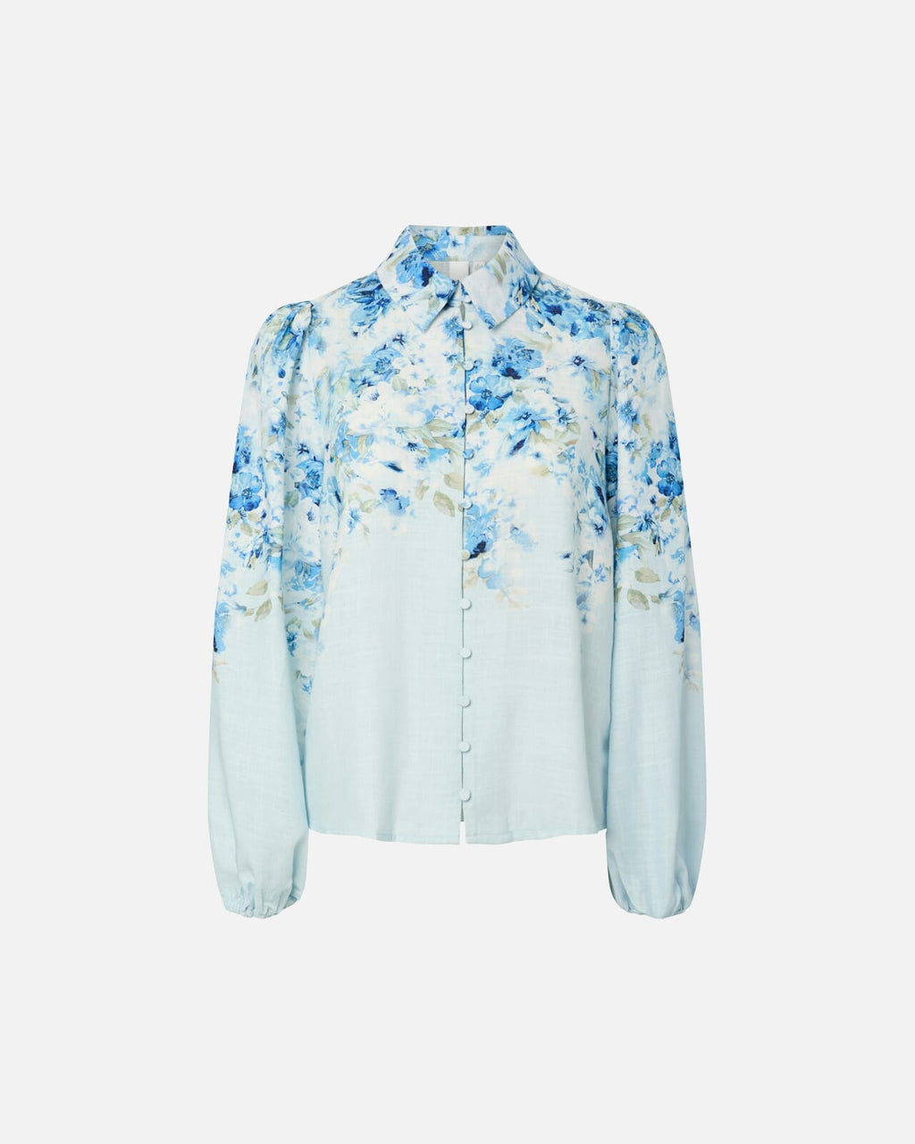Y.A.S Skjorte Cleo LS Shirt - Skyway/ Cleo Print