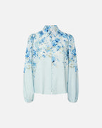 Y.A.S Skjorte Cleo LS Shirt - Skyway/ Cleo Print